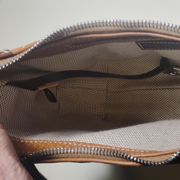 Dooney & Bourke Tan and Brown Hobo Bag - Picture 13 of 14